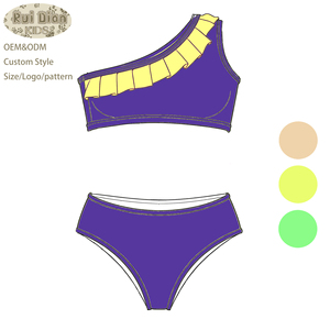 Traje de Baño para Niña de Alta Calidad, Traje de Baño para Adolescentes de 2 a 16 Años, Conjuntos de <span class=keywords><strong>Bikini</strong></span> para Niñas, Traje de Baño para Playa - Product Image 6