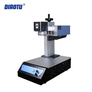 Diaotu máquina de marcação a laser uv 3w 5w, máquina de gravação a laser para vidro cristal de plástico