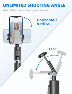 Tré<span class=keywords><strong>pied</strong></span> multifonctionnel stable de 1,83 m avec télécommande sans fil intégrée pour <span class=keywords><strong>smartphone</strong></span>, idéal pour les diffusions en direct et les vidéos - Product Image 5
