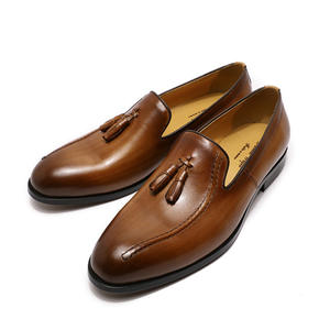 Nuevo traje de negocios formal de la marca de lujo Oxford, en negro y marrón, y zapatos para hombre. - Product Image 6