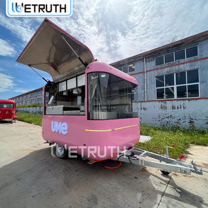 בטנדר אוכל פיצה מאובזר עם תנור לקניונים קניונים מפלדת אל חלד - Product Image 2