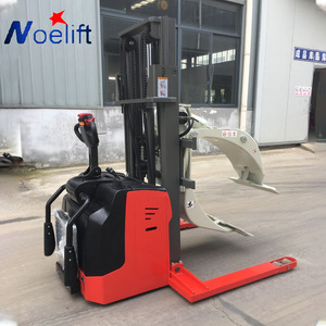 中国纸卷夹托盘提升堆垛机1.5吨2吨3M 4m提升高度全电动堆垛机 - Product Image 3