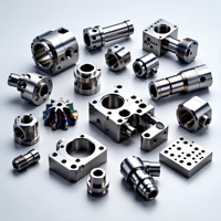 Service professionnel d'usinage CNC OEM, bloc de collecteur et turbine en aluminium anodisé et acier inoxydable pour l'aérospatiale et l'industrie médicale
