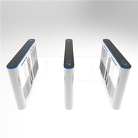 Torniquete de Barrera Abatible de Acero Inoxidable con Motor sin Escobillas, Control de Acceso Biométrico por RFID y Código QR para Parques Comunitarios, CE OEM ODM
