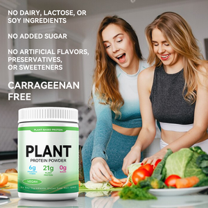 Bubuk Protein Vegan Organik Bebas Gluten Label Pribadi Greenpie OEM/ODM - Dukungan Energi Nutrisi Olahraga - Product Image 5