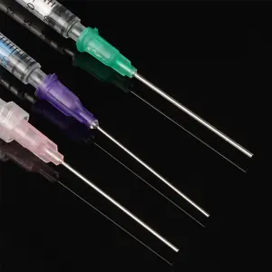 1Inch Pp Dispensing Needle With Blunt Plastic Dispensing Needle Veterinary Needles