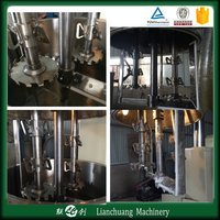 Máquina de Fusión en Caliente Hidráulica Automática de Acero Inoxidable con Control PLC para Productos Químicos de Alta Viscosidad