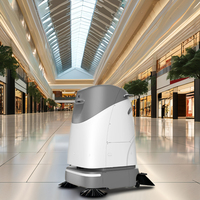 Robot aspirateur industriel, robot aspirateur pour zone de stationnement, robot de nettoyage lourd, laveur de sols, détection par radar, entièrement automatique