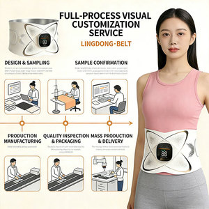 Portable EMS Waist Care Device Heated <b>Massage</b> Belt Personal Care Equipment - Product Image 4