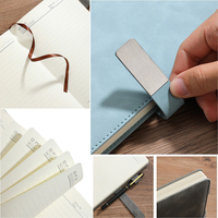 Libreta de Negocios de Cuero Premium Personalizada para Eventos Corporativos A5, Libreta con Tapa de Cuero y Cierre Magnético con Portaplumas
