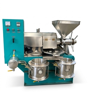 Pressa per Olio a Vite Completamente Automatica di Grande Capacità, per Olio Spremuto a Freddo di Semi di Cotone, Semi di Girasole e Colza, 100kg-400kg/h - Product Image 1