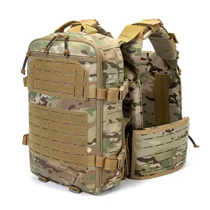 GAF outdoor school bag backpack 1000D nylon laser cut style plate carrier tactical vest bag