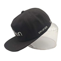 Hoed 5 Panel Custom Logo Katoen Rubber Patch Custom Logo Effen Baseballpet Snapback Hoed