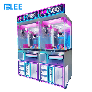 Lucky Box Claw Machine Met 4 Geschenkdoos Pluche Speelgoed Kraan Spel Kleurrijke Led Prijs Automaat Voor Arcade Fec Winkelcentra - Product Image 2