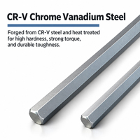 Clés Allen ergonomiques à poignée en forme de canne, en acier au chrome-vanadium, à double entraînement, métriques, pour la réparation de machines et de vélos