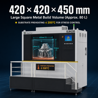 Mesin Printer 3D Logam 420x420x450mm SLM Selective Laser Melting 500W Fiber Laser untuk Industri