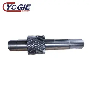 Luoyang Yogie China suppliers Tube Mill 4140 steel Drive Pinion Gear Roll Shaft