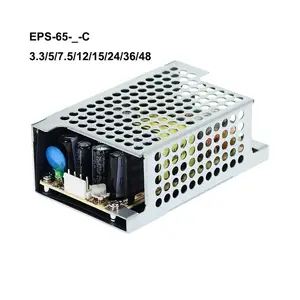 Iyi demek EPS-65S-5 güç kaynağı açık çerçeve 5V Volt küçük PCB Ac Dc 65W açık çerçeve güç kaynağı