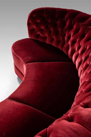 Moderne Restaurant möbel Sofa setzt Samts toff für Sofa halbrunde Kabine Sitz Nachtclub Sofa Set Lounge