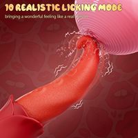 AMOR. Vibrador de Lengua con Simulación de Pulpo para Estimulación del Punto G - Juguete Sexual de Silicona Médica Impermeable IPX6 con Vibración