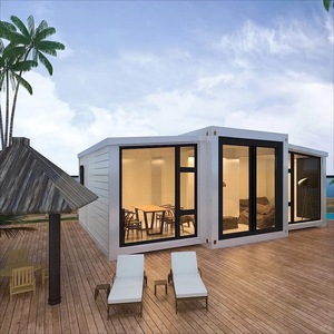 Casa Prefabricada Moderna de Lujo, Portátil, Plegable, Modular, de Acero, de 20 pies/40 pies, con 2 Dormitorios - Product Image 1