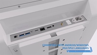 Máquina de pedido automático personalizada de 15,6 21,5 pulgadas, impresora Pos NFC de modularización, quiosco de autoservicio de escaneo QR para restaurantes y hoteles