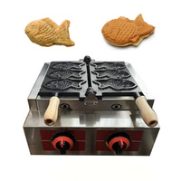 110V 220V Offres Spéciales professionnel automatique poisson gaufrier Machine électrique gaz Taiyaki fabricant crème glacée Taiyaki faisant la Machine