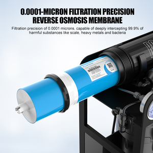 Purificateur d'<span class=keywords><strong>eau</strong></span> RO sans réservoir OEM 600GPD à 8 étapes, alcalin et minéral, avec affichage TDS double jauge, système transparent pour <span class=keywords><strong>eau</strong></span> de puits - Product Image 2