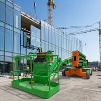 Nacelle élévatrice articulée électrique hydraulique 20m en acier au manganèse pour traversée d'obstacles et travaux muraux verticaux CE