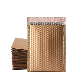 En gros, enveloppes à bulles et sacs à bulles en polyéthylène antichoc, doré champagne, or rose, en feuille d'aluminium métallique Ose - Product Image 1