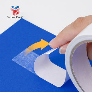 Yalanpack Adhésif acrylique de qualité professionnelle BOPP Ruban d'emballage double face souple et étanche facile à déchirer pour masquer la peau Utilisation sûre - Product Image 4