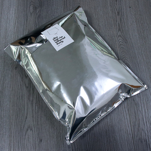 Bolsas de Envío de Plástico Plateado con Logotipo Personalizado Impreso, Embalaje de Ropa, Bolsas de Correo de Papel de Aluminio - Product Image 4