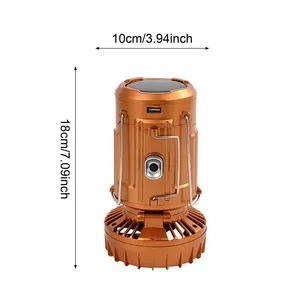 Đèn lồng cắm trại LED năng lượng mặt trời, chống nước IP44, thân ABS, pin <span class=keywords><strong>Lithium</strong></span>, tuổi thọ 50000 giờ, dùng cho trường hợp khẩn cấp ngoài trời - Product Image 6