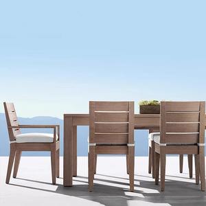 ชุดโต๊ะและเก้าอี้ไม้สักสำหรับสวนกลางแจ้ง กันน้ำ ทนรังสียูวี แข็งแรงทนทาน เหมาะสำหรับลานบ้าน ระเบียง วิลล่า และสวน - Product Image 2