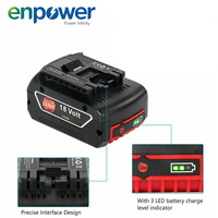 18V 5.0Ah untuk Baterai Lithium-Ion Bosch Professional GBA BAT609 BAT620 BAT610