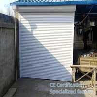 Porte à enroulement en aluminium électrique industrielle, coupe-vent, antivol, taille personnalisée pour entrepôt, usine, protection extérieure