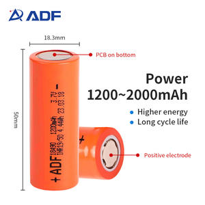 Цилиндрические литий-ионные аккумуляторы <span class=keywords><strong>18490</strong></span> 18500, 3.7В, 1200мАч, перезаряжаемые элементы питания 18500 - Product Image 4