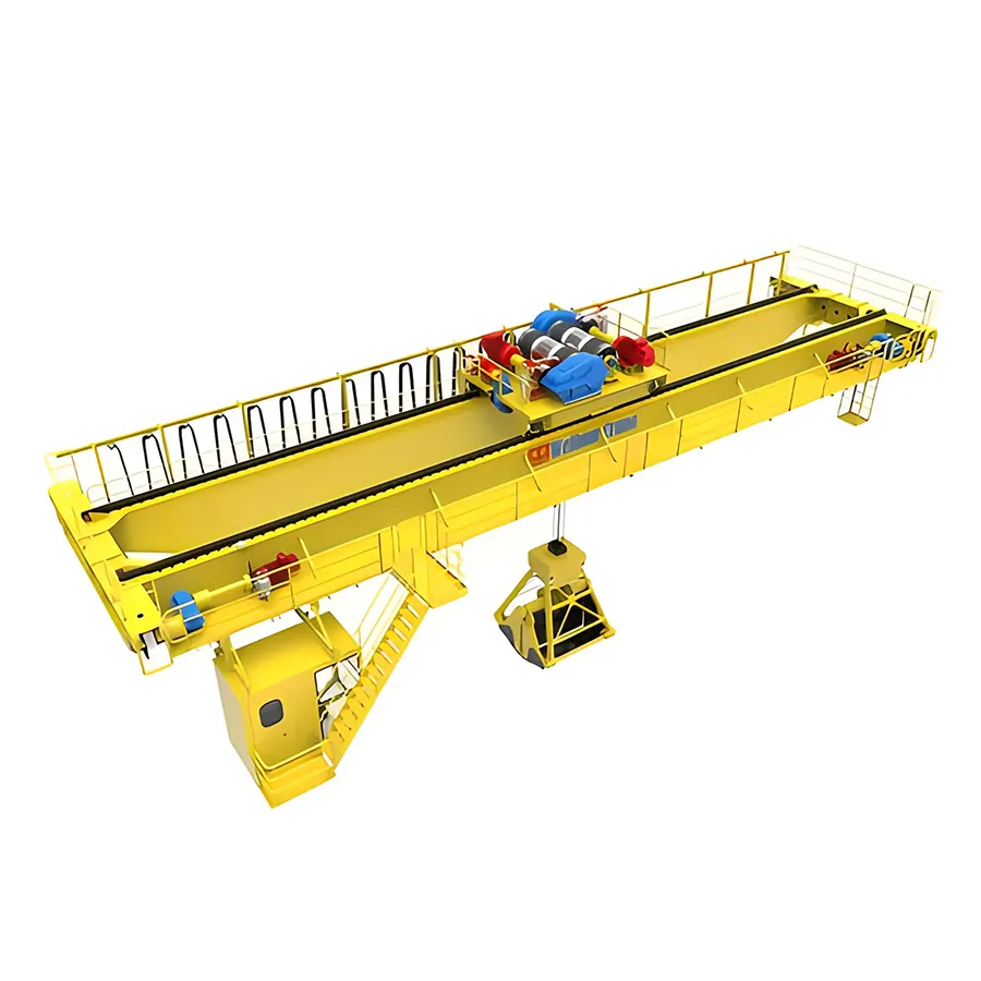 Hot sale factory price double girder overhead crane with trolley