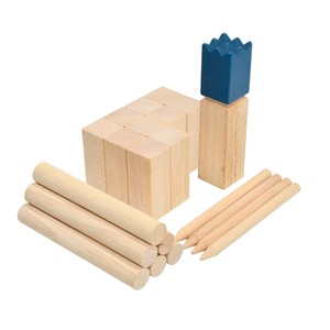 Gioco Premium di Kubb Yard Set di vichinghi scacchi Outdoor scontro lancio gioco di cantiere con custodia - Product Image 1