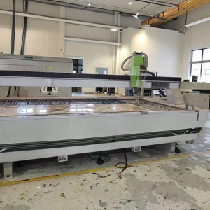 Machine de découpe à jet d'eau CNC 5 axes QIANRUI, moteur de haute précision, roulement, équipement <span class=keywords><strong>industriel</strong></span> 380V, marbre, granit - Product Image 5