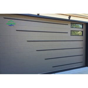 Portes <span class=keywords><strong>de</strong></span> <span class=keywords><strong>garage</strong></span> pliantes isolées <span class=keywords><strong>avec</strong></span> fenêtres transparentes, 16x8, à ouverture par le haut - Product Image 2