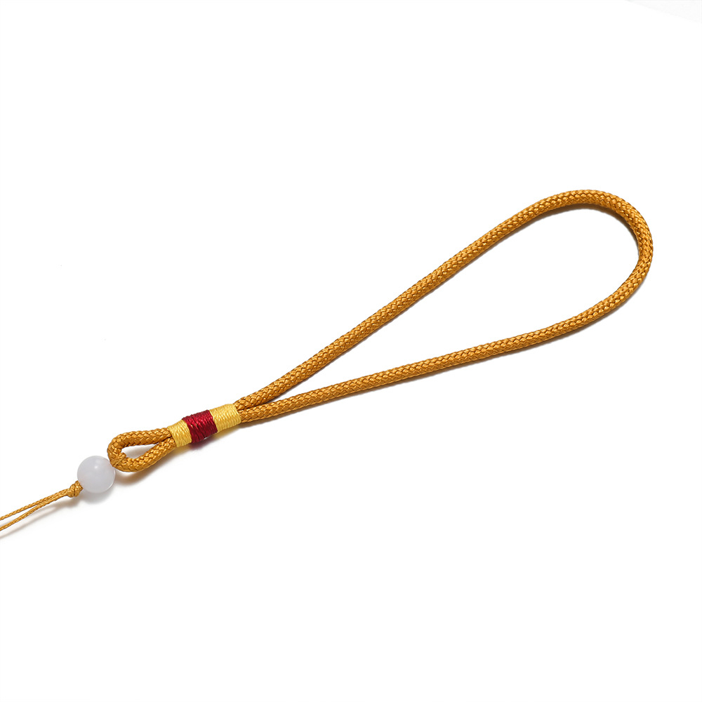 Cuerdas colgantes amarillas antiguas para coleccionables (5 piezas)