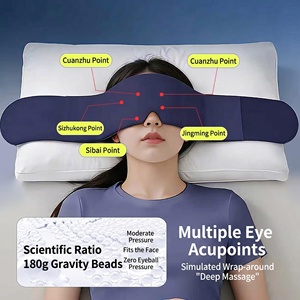 Masque oculaire de massage à micro-pression double face pour sommeil profond par gravité, technologie de gros pour la vente en gros - Product Image 5