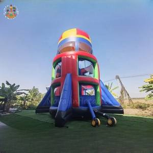 Nova Fun Airborne Adventure Sport Château gonflable fusée spatiale pour enfants, manège parachute, PVC de qualité commerciale, 2 ans - Product Image 2