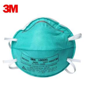 หน้ากากอนามัยแบบใช้แล้วทิ้ง <span class=keywords><strong>N95</strong></span> ยี่ห้อ <span class=keywords><strong>3M</strong></span> รุ่น 1860 หน้ากากป้องกันฝุ่นละอองและหน้ากากผ่าตัด รุ่น 1860 ซีรีส์หน้ากากปิดหน้า สำหรับการดูแลสุขภาพ ห้องผ่าตัด และห้องปฏิบัติการ - Product Image 1