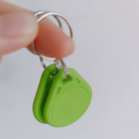 Programmateur de porte-clés RFID, porte-clés intelligent avec puce intelligente, étanche en ABS, pour contrôle d'accès aux portes, paiement à l'hôtel