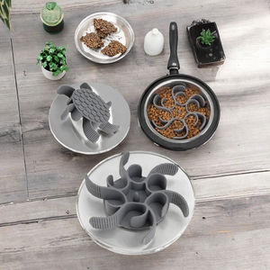 מותאם אישית מזון איטי לחיות מחמד קערות הכלב קערות סיליקון ספירלה מזון לחיות מחמד מזין איטי - Product Image 1