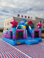 Nouveau château gonflable pour enfants, aire de jeux extérieure