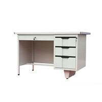 Table de bureau moderne en acier, mobilier de bureau commercial, table de bureau en métal démontable OEM, meilleure vente