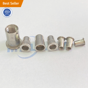 Tuerca Remachable MALAXY M3 M8, Cabeza Plana Avellanada, Rosca Tubular Hexagonal, Acero Inoxidable, Remache M6, 90 Unidades - Product Image 1